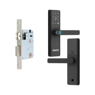 Imagem de Fechadura De Porta Inteligente Com APP Tuya, Biometria E Impressão Dig