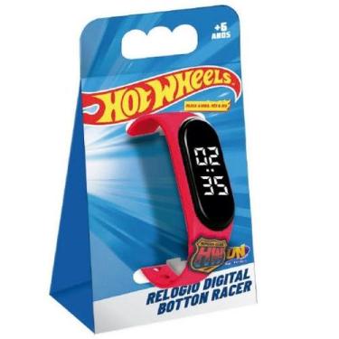 Imagem de Hot Wheels Relogio Digital Botton Racer FUN