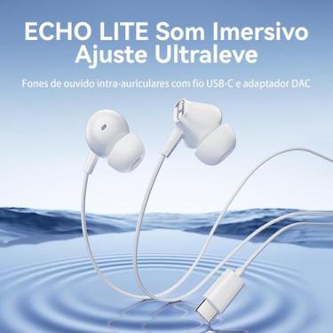 Imagem de Fone De Ouvido Usb-c Com Fio Intra Auricular Vention Preto - Bbacomerc