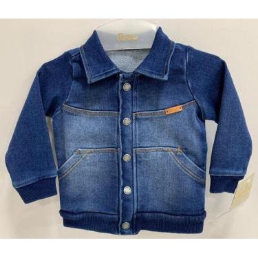 Imagem de Casaco / Jaqueta Bebe Menino Paraiso Mole Jeans Luxo 10294, Jeans, P (