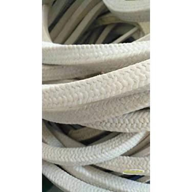 Imagem de Corda de embalagem de fibra de rami fita de vedação de fibra vegetal embalagem de vedação de compressão de vedação resistente ao desgaste embalagem para bomba personalizável (20mmX20mm)