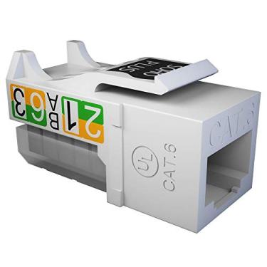 Imagem de Sohoplus CONECTOR JACK FEMEA CAT.6 T568A/B - BRANCO 35050413 - FURUKAWA SOHO PLUS