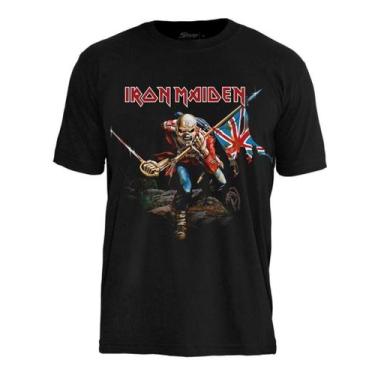 Imagem de Camiseta Iron Maiden The Trooper Stamp Rockwear Ts862 - Stamprockwear
