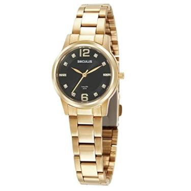 Imagem de Relógio Seculus Feminino Analógico 44089LPSVDA1 D F PRETO