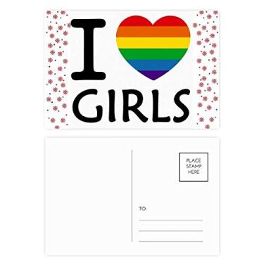 Imagem de Transgênero Bissexuais Coração LGBT Natal Flor Celebração Cartão postal Bênção