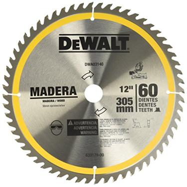 Imagem de Lâmina de Serra Circular e Esquadria 12'' 60 Dentes Para Madeira - DW03140 - DEWALT