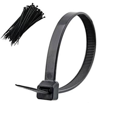 Imagem de Kit 100 Abraçadeira Nylon Cinta Fita Organizar Fios Presilha 12cm