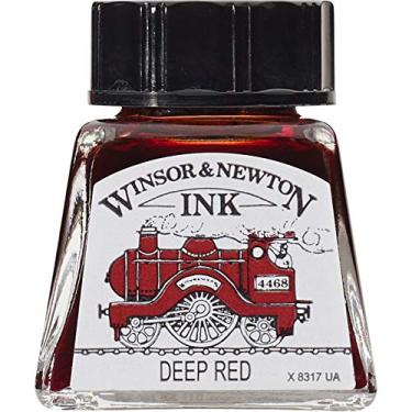 Imagem de Winsor & Newton Drawing Inks Tinta para Desenho, Vermelho (Deep Red), 14 ml