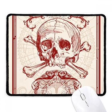 Imagem de Tapete de borracha para jogos com estampa de cartas de pôquer de coroa vermelha