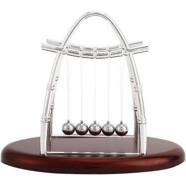 Imagem de Newton Cradle Balance Balls Física Ciência Pêndulo de Aço O