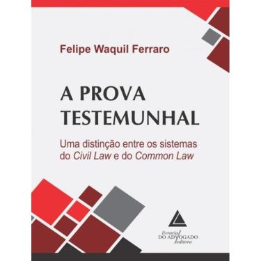 Imagem de Prova Testemunhal - 1ª Ed