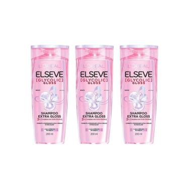Imagem de Shampoo Elseve 200Ml Glycolic Gloss - Kit C/3Un