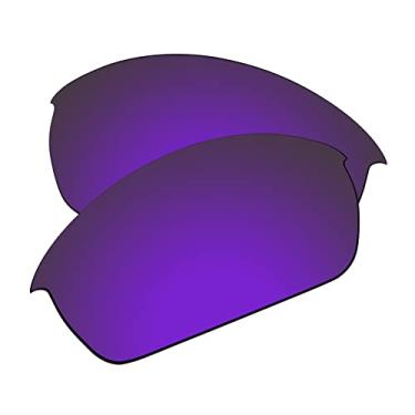 Imagem de EZReplace Lentes de reposição para óculos de sol Oakley Bottle Rocket OO9164 (lentes polarizadas) – Serve para armação Oakley Bottle Rocket (azul violeta)
