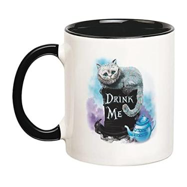 Imagem de Fonhark - Caneca Cheshire Cat Alice no País das Maravilhas, 325 ml Caneca/Copo de Café Novidade