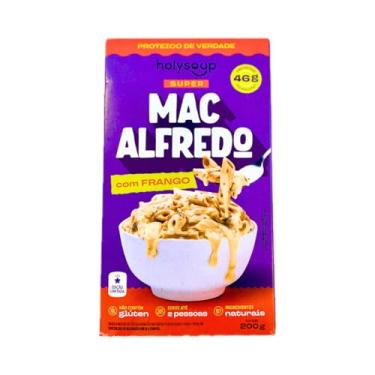 Imagem de Macarrão MacAlfredo com Frango Sem Glúten HolySoup HolyMac - 200g