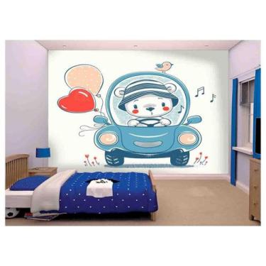 Imagem de Papel De Parede Infantil Ursinho Quarto Bebê  Azs133 - Você Decora