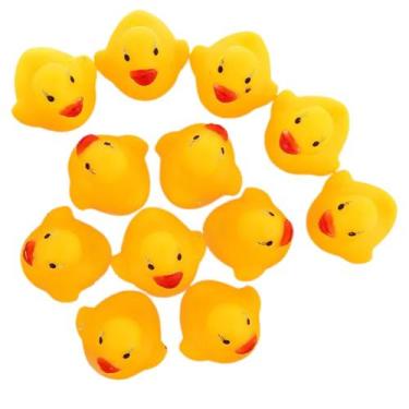 Imagem de Pato De Borracha Para Banheira Kit Com 12 patinho - Elite Imports
