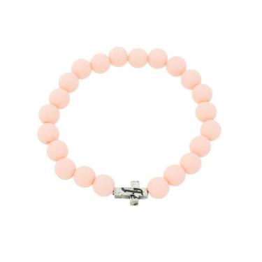 Imagem de Pulseira Fé com Detalhes Fosco - Lírio do vale, Rosa