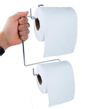 Imagem de Suporte Para Papel Higiénico Duplo Para Caixa Acoplada - Nybc