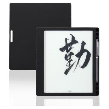 Imagem de MINGFENG Capa protetora de silicone para Penstar eNote N10 10,3 "E Ink Tablet Reader e-Book Tablet Light e Thin Four Corner Protective e-Paper Book com compartimento para caneta (preto)