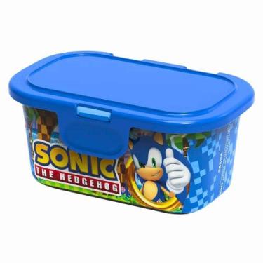 Imagem de Pote Plástico Box Kids Porta Lanches Mantimentos Infantil Viagem - Pot