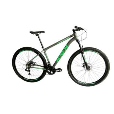 Imagem de Bicicleta KSX Multicor Edição 2025 Aro 29 Em Alumínio 21V Com Freios a Disco e Suspensão de 80mm,19,Grafite Verde