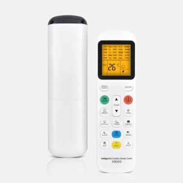 Imagem de Controle remoto universal AC 9000 em 1 LCD A/C controlador de condicionamento para várias marcas Mitsubishi, Toshiba, Hitachi, Fujitsu, Daewoo, LG, Samsung, Electrolux, Sanyo, AUX e mais