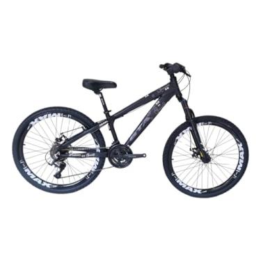 Imagem de Bicicleta 26 Gta Rebel Alumínio Freeride Downhill 21v Aros Vmaxx Freio Disco Pneu Flame (Preto)