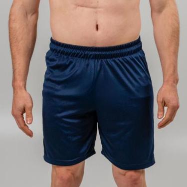Imagem de Kit 2 Bermudas Calção Futebol Dryfit Masculino pra Treino e Banho Lisa