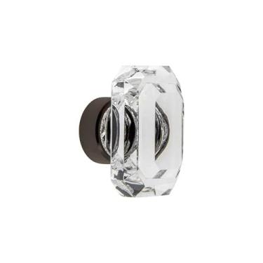 Imagem de Grandeur Puxador de armário Baguette de cristal transparente de 1-9/40.6 cm em bronze atemporal