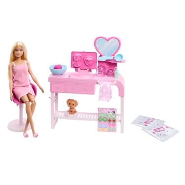 Imagem de Barbie Fashion & Beauty Conjunto de Brinquedo Dia de Spa para crianças a partir de 4 anos