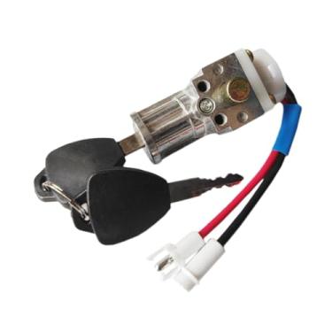 Imagem de Baoblaze Cadeado de caixa de energia para bicicleta elétrica Cadeado de cilindro de energia com chaves para bicicleta elétrica