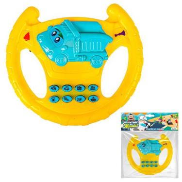 Imagem de Brinquedo Para Bebe Volante Interativo Musical Educativo Colorido Com 