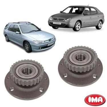 Imagem de Par Cubo Da Roda Traseira Com Rolamento - Xsara 1998 A 2003 / 306 1997