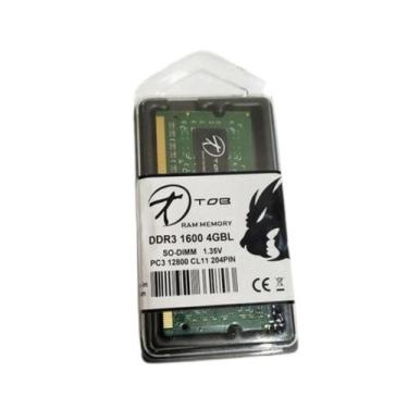 Imagem de Memória Notebook TOB 4GB 1600Mhz DDR3 TOBDDR3L/1600-4GB - TOB COMPUTER