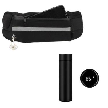 Imagem de Kit Pochete Esportiva para Corrida e Academia + Garrafa Térmica Inox 5