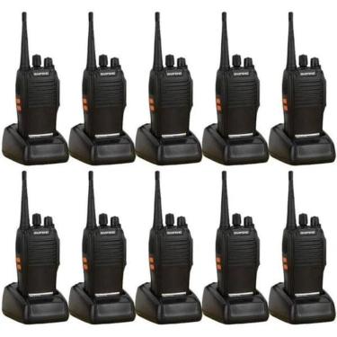 Imagem de Kit 10 Rádio Comunicador Walk Talk Baofeng - Bf - 777S