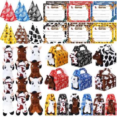 Imagem de Lembrancinhas de festa JellyArch Adote um cavalo com bichos de pelúcia