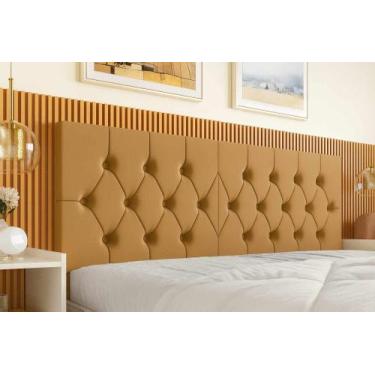 Imagem de Cabeceira Capitonê Estofadada Fixação na Parede Box Queem. - Produto A
