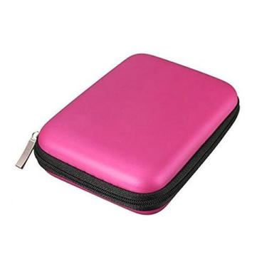 Imagem de Estojo de disco rígido portátil Worparsen Mini Storage Rose Red