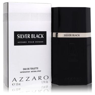 Imagem de Perfume Masculino Silver Black Azzaro 50 Ml Eau De Toilette