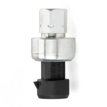 Imagem de Sensor de pressão do ar condicionado compatível com Chevrolet 2002-2018, transdutor de pressão do ar condicionado 13587668, interruptor do sensor de pressão do refrigerante do ar condicionado.