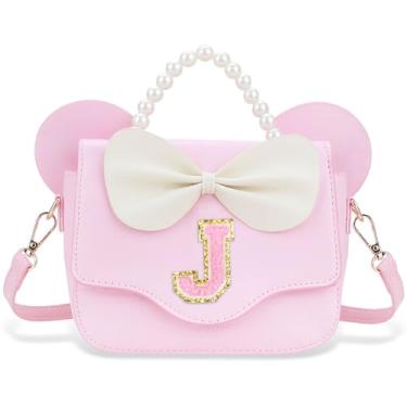 Imagem de Luchike Presentes de aniversário para meninas – Bolsa tiracolo infantil para princesas, presentes de Natal, Rosa - P