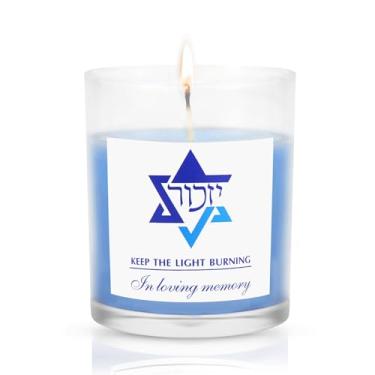 Imagem de Yahrzeit Candles - Velas de memorial Yahrzeit, simpatia judaica 24 horas de oração memória de luto para falecido, presente de lembrança judaica para a perda de um ente querido, decoração funeral