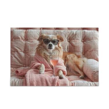 Imagem de STAYTOP Quebra-cabeças divertidos para cães para adultos ou crianças, 1000 peças, descompressão intelectual, divertido, jogo de quebra-cabeça para a família, presente de brinquedo de Natal