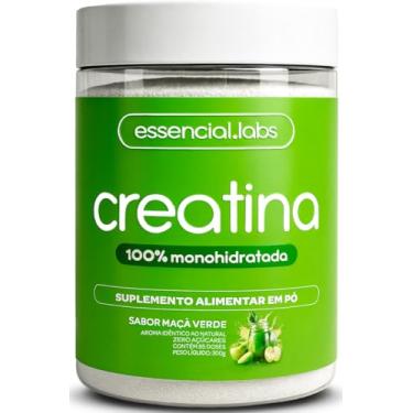 Imagem de CREATINA MONOHIDRATADA 100% Pura - Sabor Maçã Verde - 300g