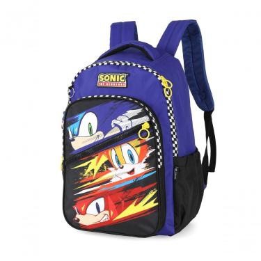 Imagem de Mochila Sonic Personagens Azul - Luxcel