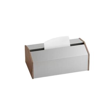 Imagem de Porta-toalhas de papel design de estilo simples caixa de lenços criativa doméstica multifuncional sala de estar guardanapo carro caixa de lenços recipiente de lenços