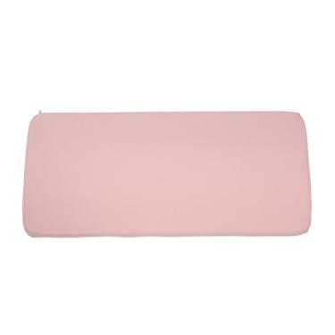 Imagem de Almofada de apoio de cintura CUOFYUNL Almofada ergonômica adequada para a pele, respirável, lavável, travesseiro para dormir na parte inferior das costas para cadeira de cama (Rosa)