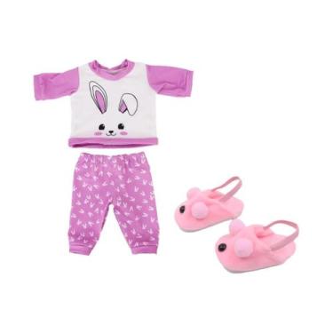 Imagem de Pijamas E Sapatos Para Boneca De 18 Polegadas, Acessórios De Roupas Pa